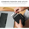 Smart AirTag Wallet for Men Minimalist AirTag Holder Leather Wallet with RFID Blocking Card Holder 6