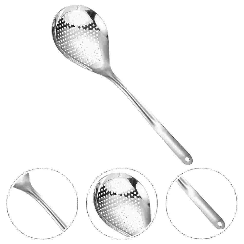 

Stainless Steel Slotted Spoon Skimmer Spoon Strainer Spoon Filter Spoon Frying Skimming Spider Strainer Kitchen Cooking