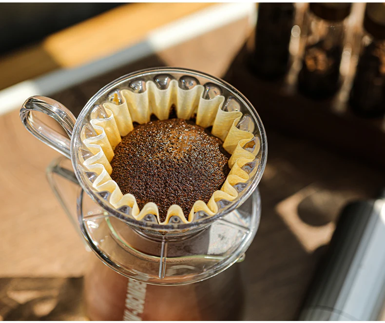 MHW-3BOMBER 50 Sheets of Cake Coffee Filter Paper for 1-4 Cups of Espresso Disposable Casual Home Hand Brewed Coffee Accessories Image 19