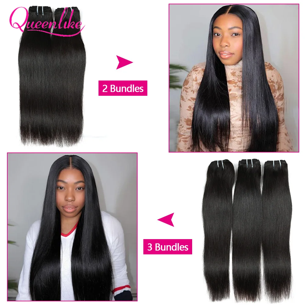 15A Double Drawn Vietnamese Raw Straight Human Hair Bundles Human Hair 20 22 24 26 inch Top Quality Bundles Hair Extensions 5