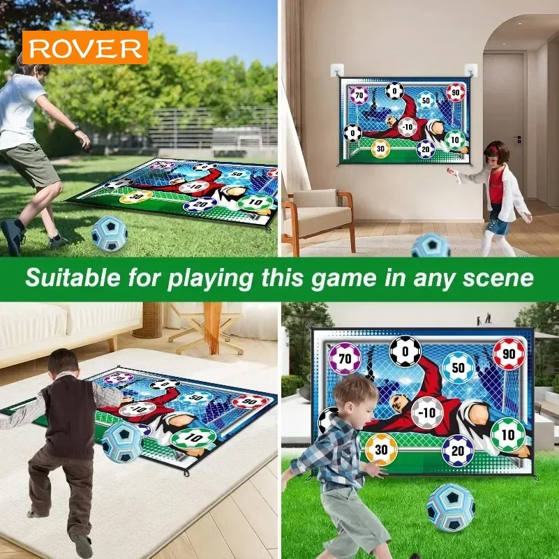 Soccer Game Mat Set Outdoor Indoor Soccer Toys Multiplayer Competitive Games Children Football Training Boy Gifts