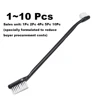 1~10 Pcs Car Double-head Detail Brush Hard Burrs Tire Wheel Brush Car Cleaning Crevice Brush Car Cleaning Tools 2