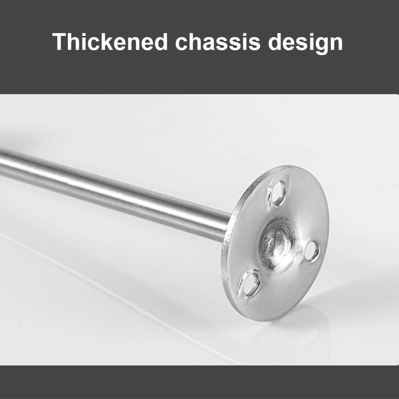 Stainless Steel Closet Rods Round Tube Pipe Support Brackets Flange Base Fixed Drying Hanger Wardrobe Accessories Furniture wardrobe bracket