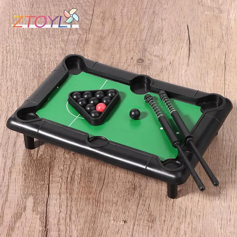 

1Set Mini Tabletop Billiards Desktop Pool Table Snooker Toy Game Parent-Child Interaction Children Educational Toys