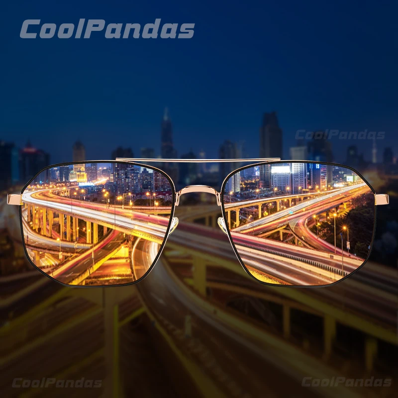 

Солнцезащитные очки поляризационные для мужчин и женщин UV-400, фотохромные, с антибликовым покрытием, для дневного и ночного вождения