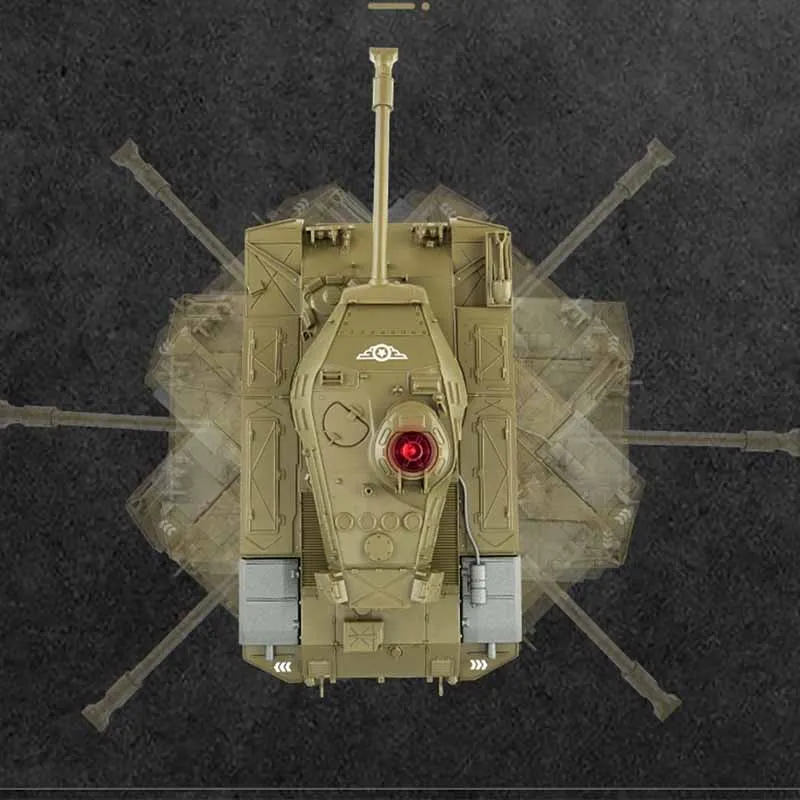 Jjrc New Simulation Tank Military Model 2.4g Remote Control Electric Programmable Children'S Toy Remote Control Car Birthdaygift 5