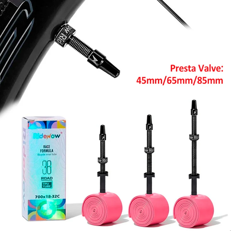 High-Performance Road Bike Inner Tube with Reflective Wheel Rim Sticker and Presta Valve