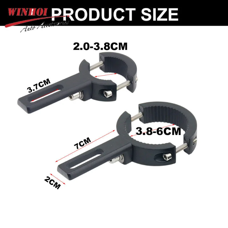 Motorcycle Light Bracket Motorcycle Headlight Spotlight Mount Universal Motorcycle Fog Light Bracket Fork Ear Chopper Headlamp Holder motos accesorios