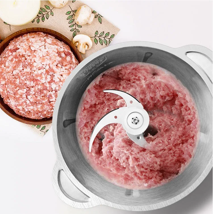 Multifunctional Electric Meat Grinder Chopper Stainless Steel Kitchen Machines Vegetable Crusher Slicer Machine Household Mixer meat grinder