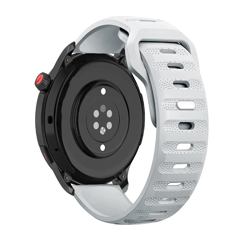Premium Silicone Sport Watch Strap - 22mm Replacement Band