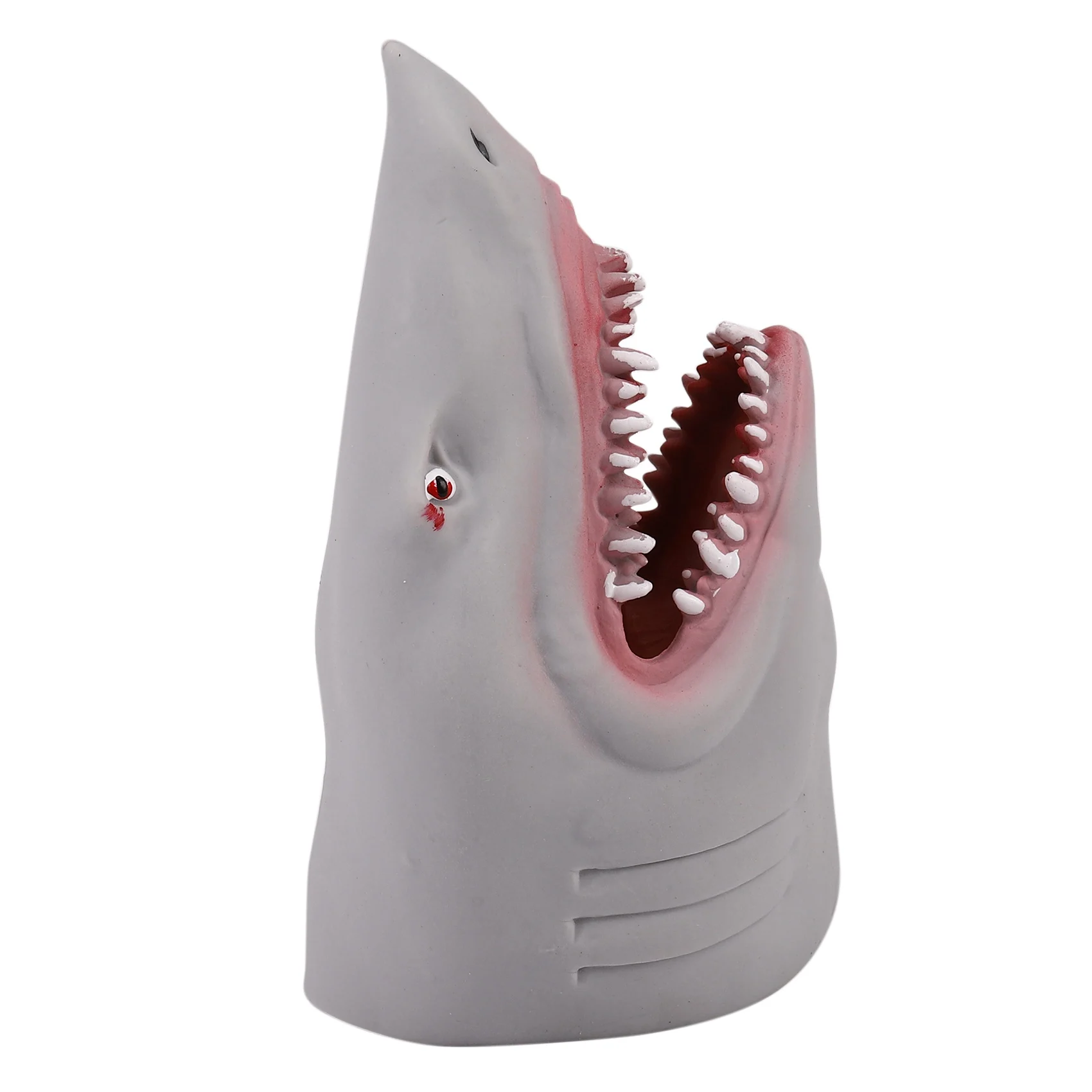 New Plastic Shark Hand Puppet For Story Tpr Animal Head Gloves Kids Toys Gift Animal Head Figure Vividly Kids Toy Model Gifts