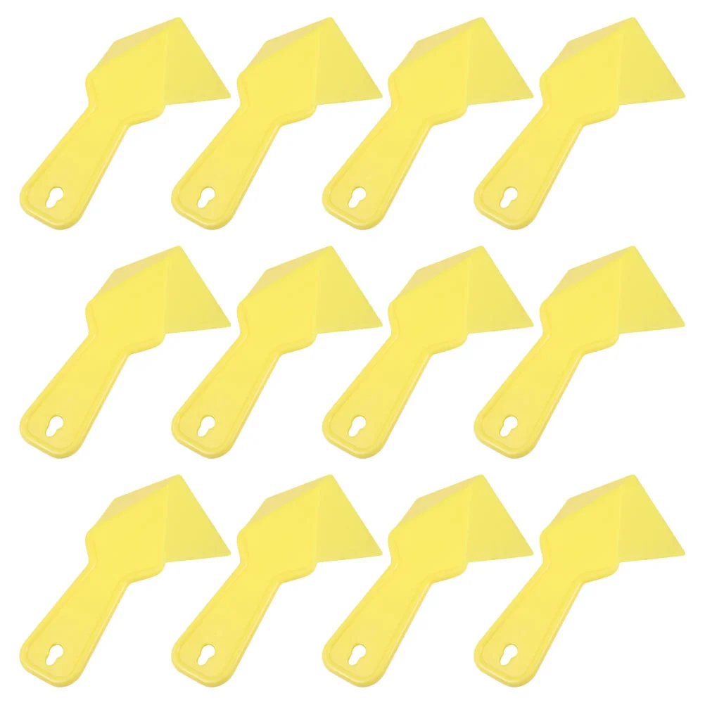 

12 Pcs Tool Angle Trimmer Plastic Scraper Blades Drywall Finishing Trowel App Corner