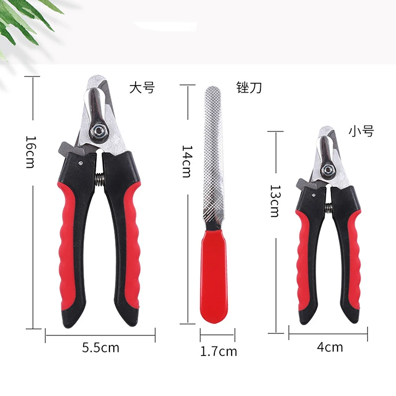 Pet nail clipper Professional Pet Cat Dog Nail Clipper Cutter Sickle Stainless Steel Grooming Scissors Clippers For Pet Claws Dog Supplies