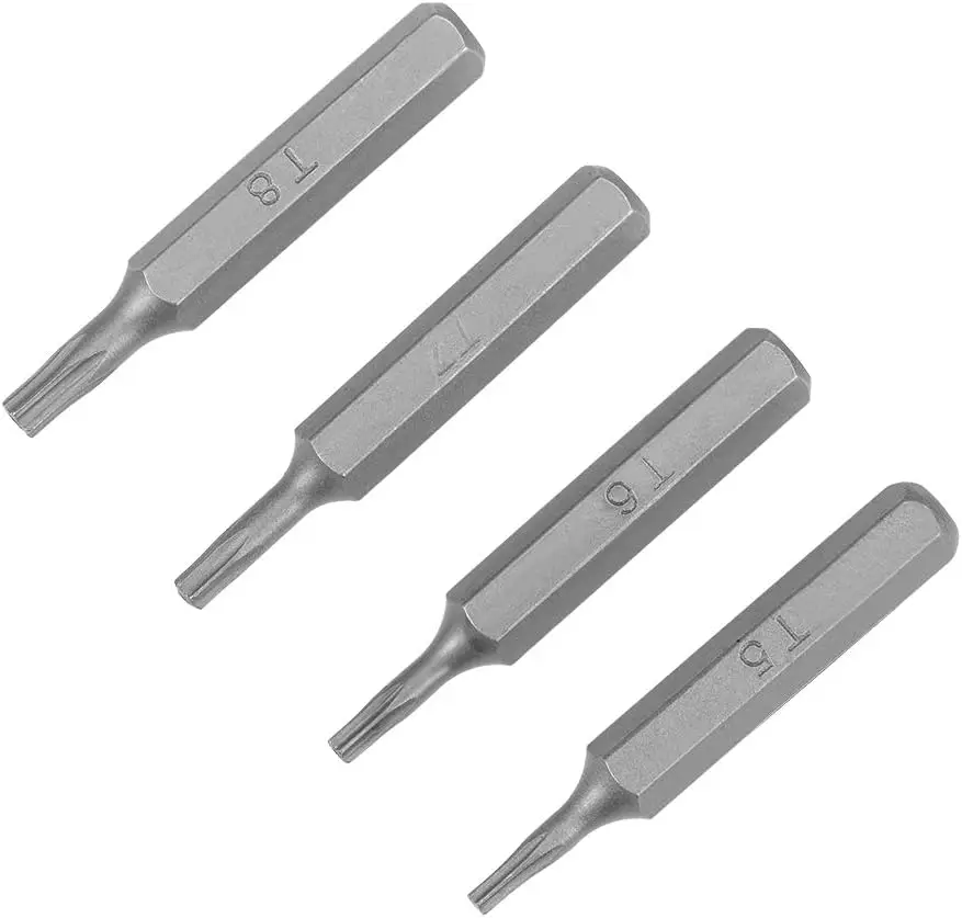 8pcs Torx Screwdriver Bit Set Hex Security Magnetic Head 100MM Extra Long IN USA