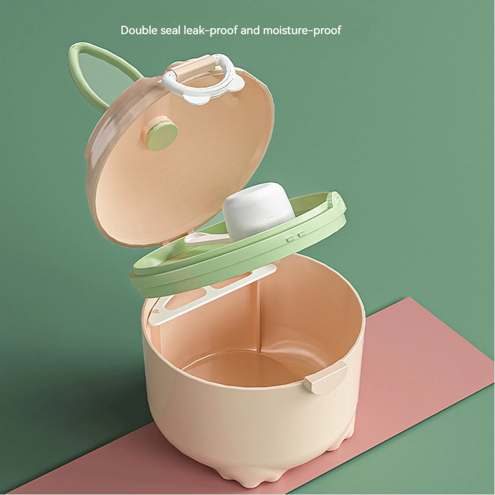 270ML Portable Milk Powder Box Multiple Openings Cereal Cartoon Infant Baby Food Storag Box Toddle Snack Container