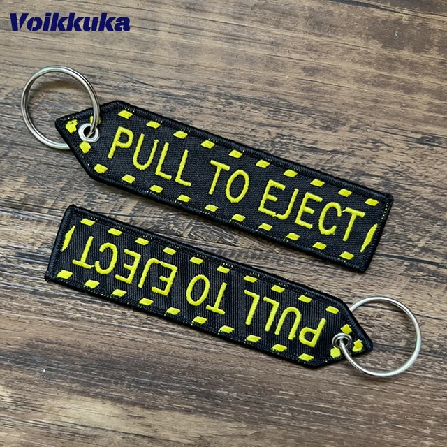 Naruto Keychain Rotary13B1 PULL TO EJECT Key Chain - Black/Yellow Bike ...