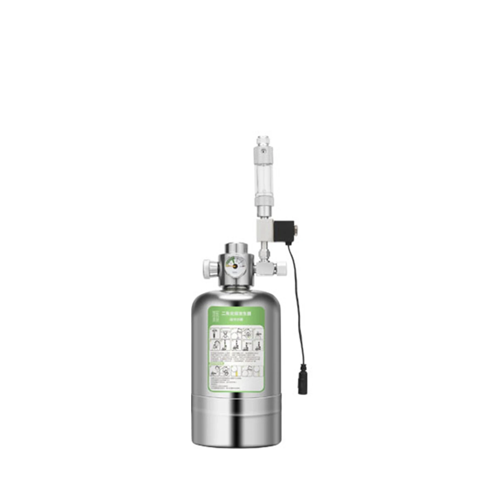 5L 2L 1L Aquarium CO2 Generator System Carbon Dioxide Reactor Kit with Solenoid Valve Bubble Counter for Aquarium Plants 2