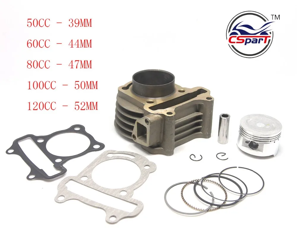 GY6 50CC 60CC 80CC 100CC 120CC 39MM 44MM 47MM 50MM 52MM Zylinder Kolben  Ring Dichtung kit Taotao Keeway Roller Teile|keeway scooter parts|cylinder  piston ringsgy6 50cc - AliExpress