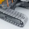 1/14 RC Excavator Hydraulic 3 Arm EC160E Light Sound RC Diggers Quick Release Flat Bucket CNC Big Arm ST8 RC Truck Toys Model 6