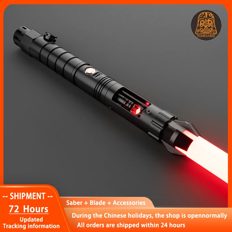 

PunkSaber Lightsaber Neopixel Jedi Laser Sword Heavy Dueling Sensitive Smooth Infinite Changing Hitting Sound Light Saber Toys