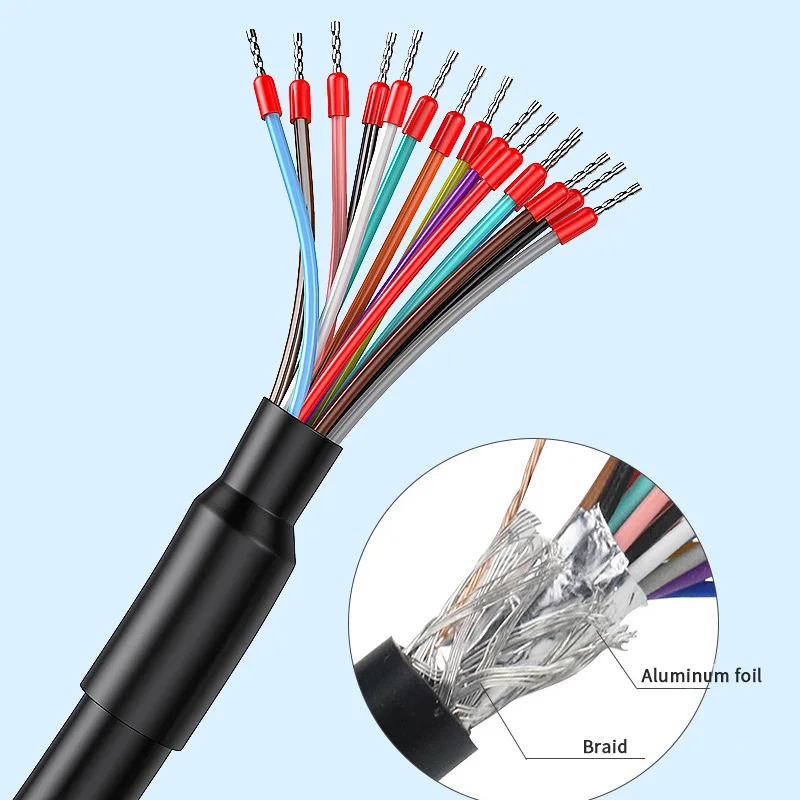 Cabo de Extensão Macho e Fêmea Db9 Db15 Db25 Db37 m f Cabo Serial Rs232 D-sub Pin 15 25 37 Pin - Imagem 3