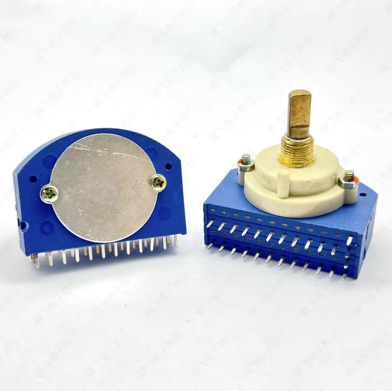 1 PCS Taiwan CF rotary band switch 2 layers 2 poles 12 gears light touch shaft length 20MM