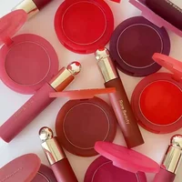 Rare Beauty - Fard à joues liquide mat texturé léger effet coussin d'air, rouge à lèvres naturel, cosmétiques de maquillage 3