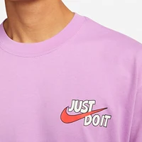 Nike officiel véritable nouveau col rond pour hommes imprimé basket-ball décontracté Sport manches courtes FJ2324-532 3