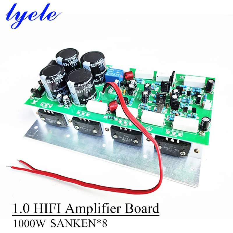Lyele Audio 1000w Mono Hifi Amplifier Board High Power SANKEN C3858