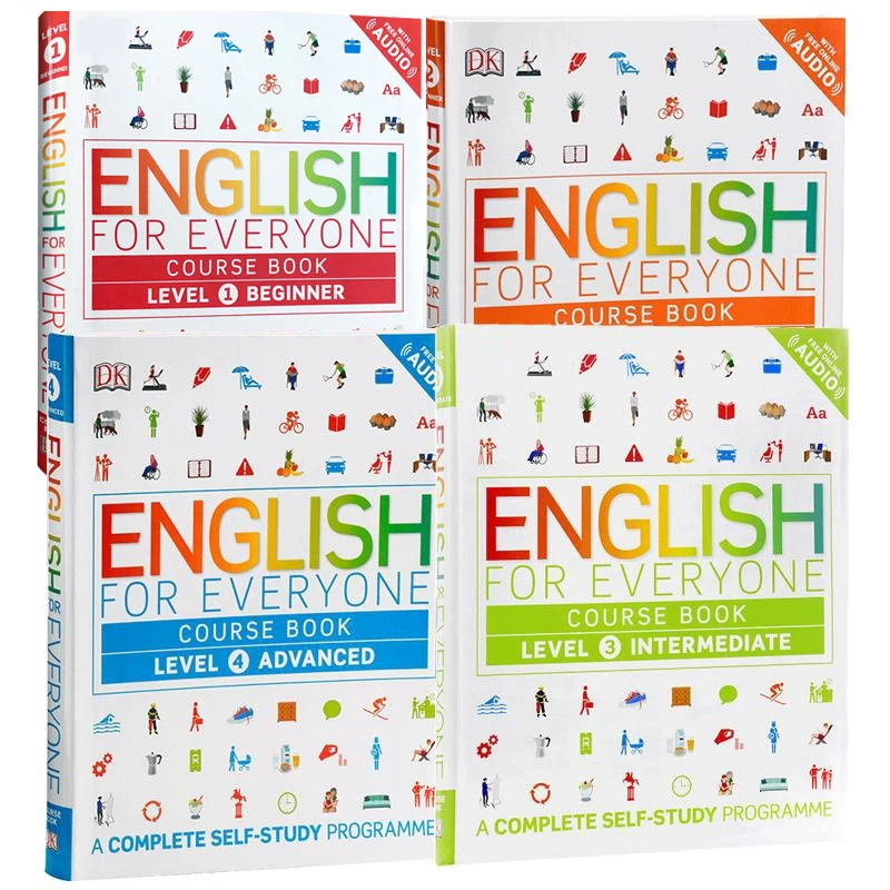 Programme　Course　Complete　Livros　for　DK　Everyone　Learning　Level　1-4　English　Self-Study　Book　Kids　AliExpress