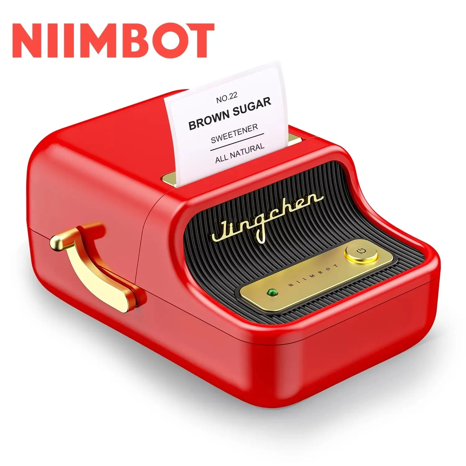 Niimbot B21 Mini Etiqueta Impressora Portátil Térmica para Celular, Impressora Adesiva, Adesivo, Sem fio, Bluetooth, Tag, Preço Label Maker