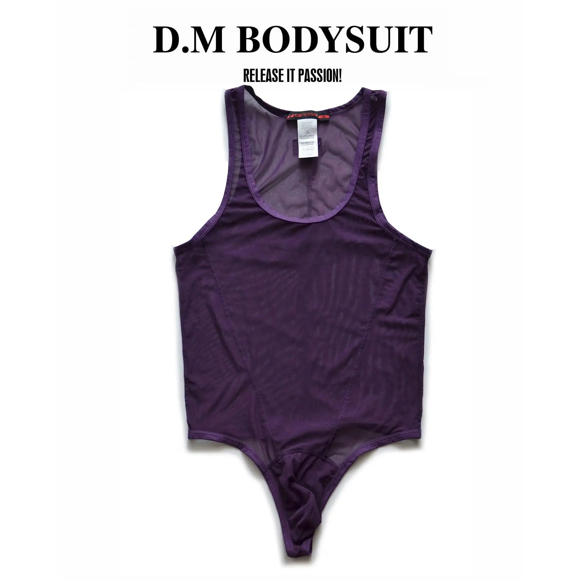 D. M men's underwear sexy perspective mesh one-piece pants Thong breathable thin summer personality sling nursing vest sling free bra pregnant women breastfeeding top clothes summer thin breastfeeding pajamas women underwear