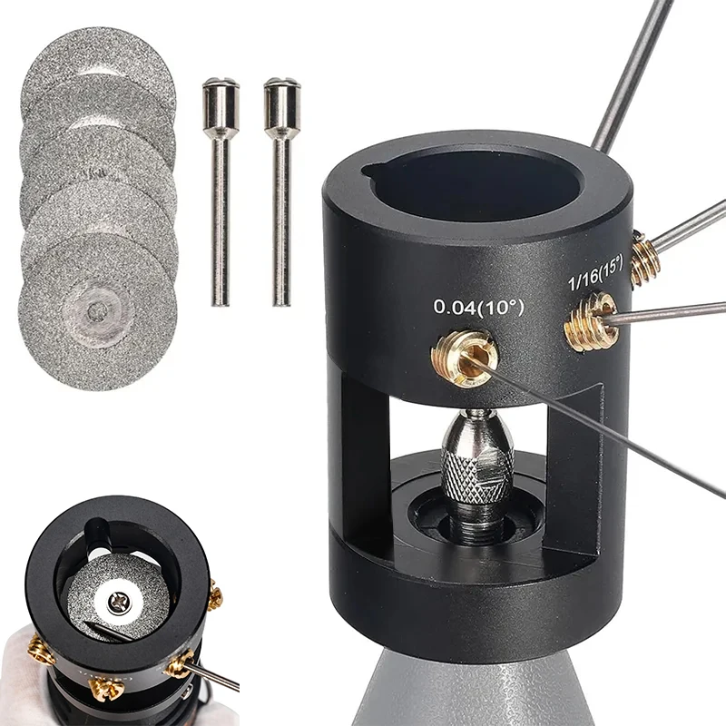 Tungsten Electrode Sharpener Grinder For TIG welding, 6 Sizes 10 Angles