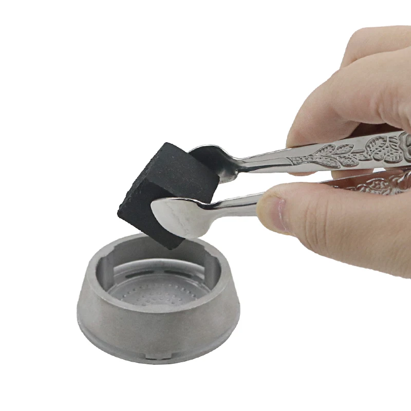 SY 10.5CM Metal Shisha Hookah Charcoal Tongs Tweezers Water Pipe Sheesha Chicha Narguile Accessories Gadget 4