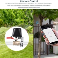 Tuya Alexa Google WiFi Water Smart Valve Shutoff Timer Sprinkler Controller Gas Valve Controller Smart Life APP Remote Control 3
