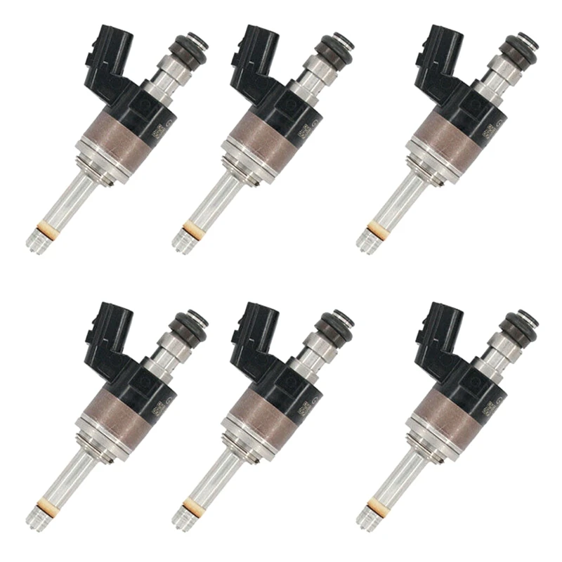 

6Pcs Fuel Injector Fit For Honda Pilot Odyssey Ridgeline 3.5L V6 Parts 16010-RLV-315