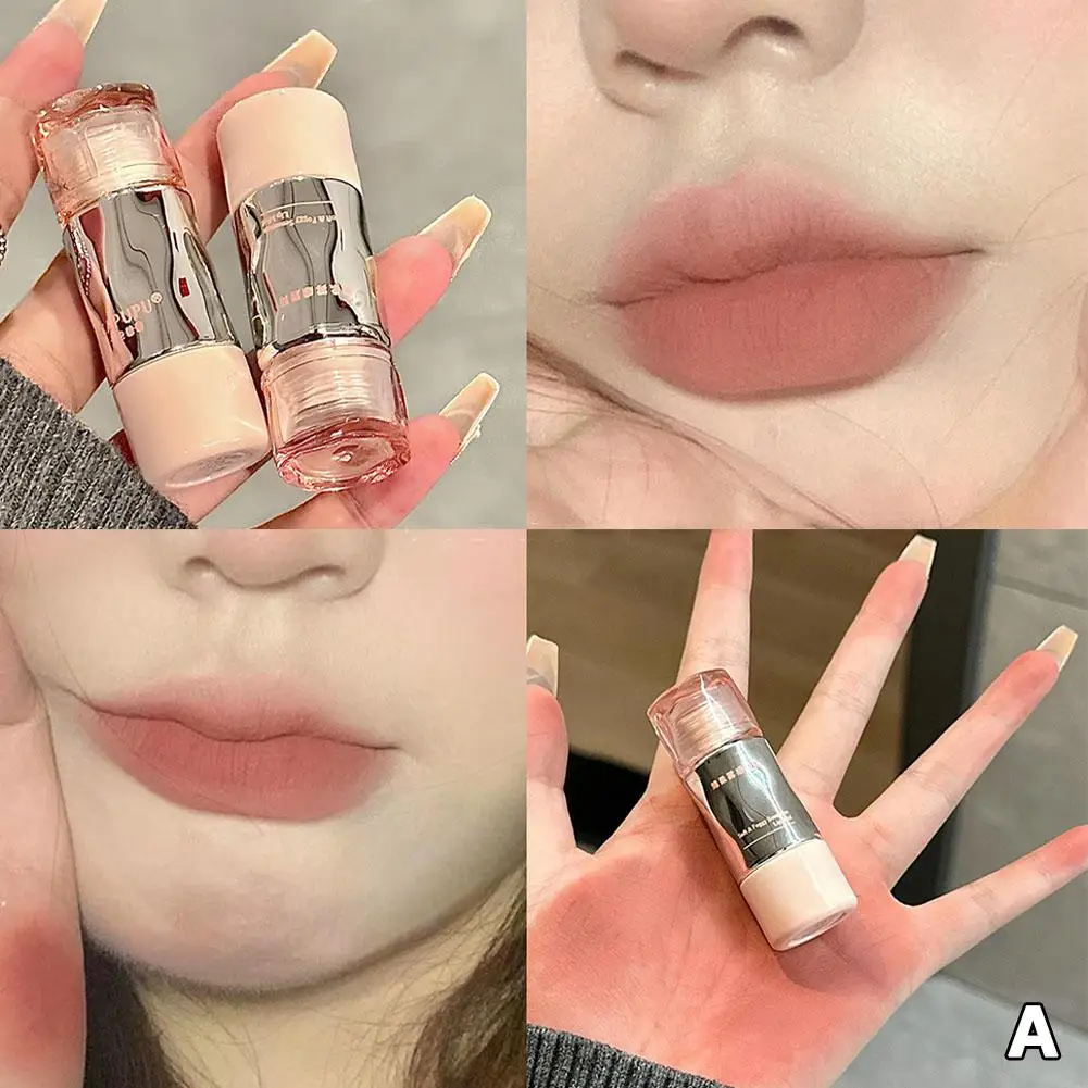 8Colors Dark Red Matte Lip Gloss Waterproof Not Easy Fade Velvet Rose Red Brown Lip Mud Nude Lasting Liquid Lipstick Lips Makeup