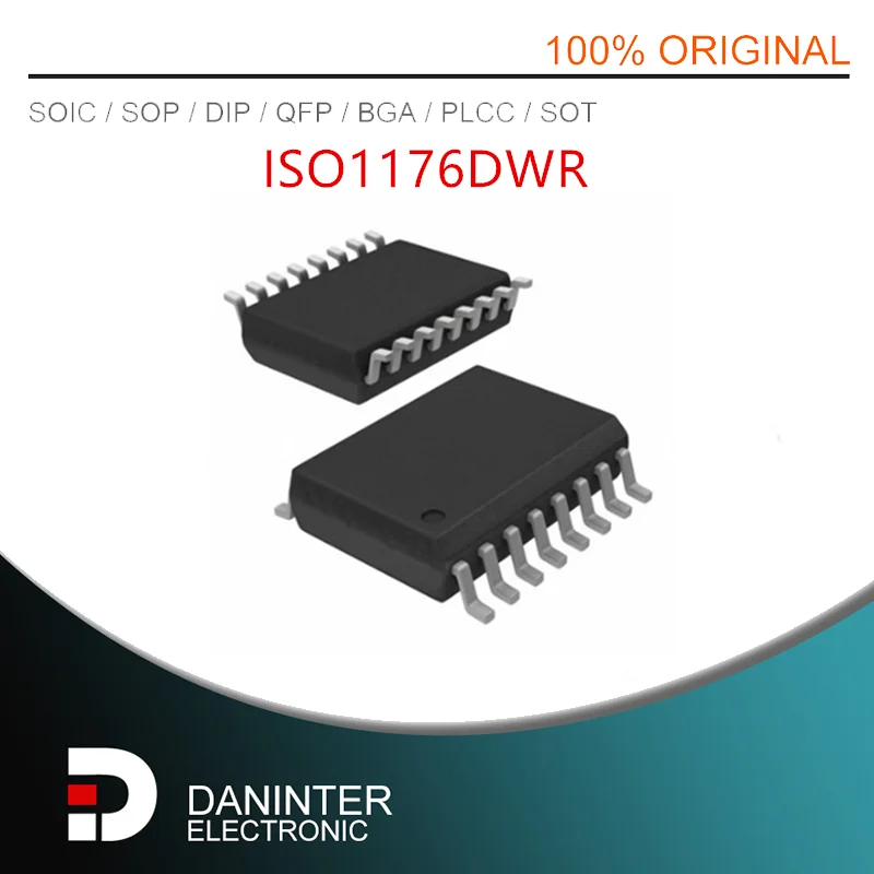 

New 2Pcs/Lot ISO1176 ISO1176DWR ISO1176DW SOP16