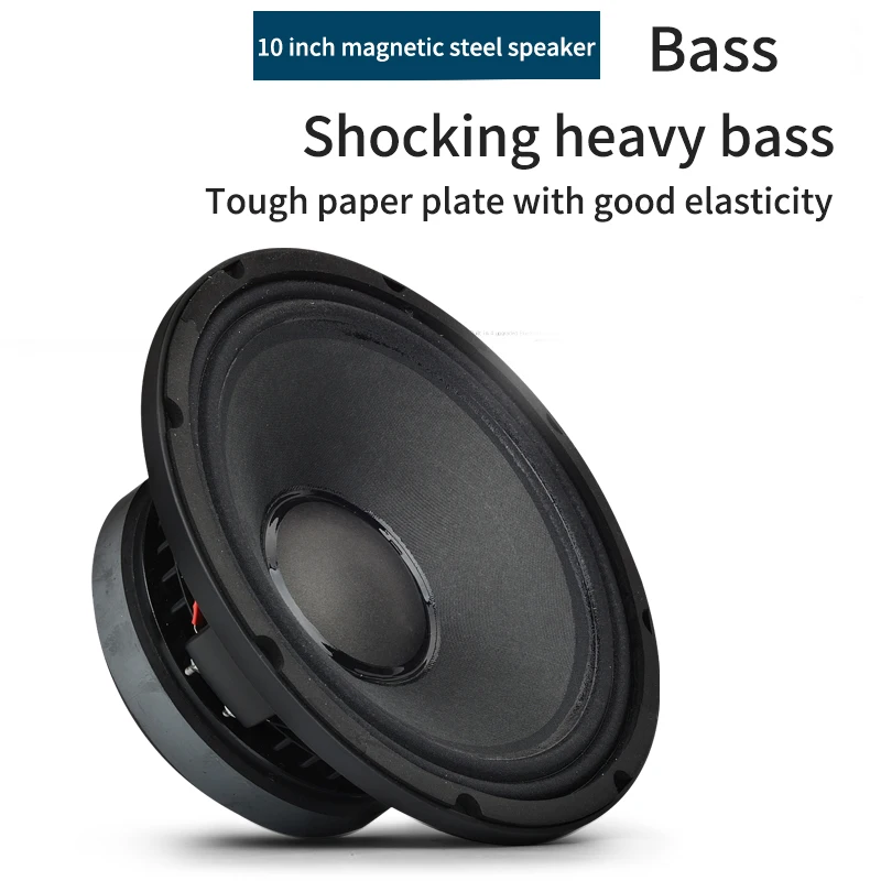 8&Omega; 250W High Power Bass Speaker KTV Home Full-Frequency Floor speaker 10 Inch Professional Private Room Stage Conference Audio