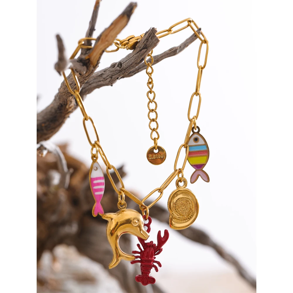 Yhpup Stainless Steel Bracelet for Women Summer