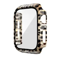Protecteur d'écran en verre du Guatemala pour Apple Watch, couvercle à motif de vache léopard, série 7, SE, 6, 5, 45mm, 41mm, 44mm, 42mm, 40mm, 34mm, nouveau 6
