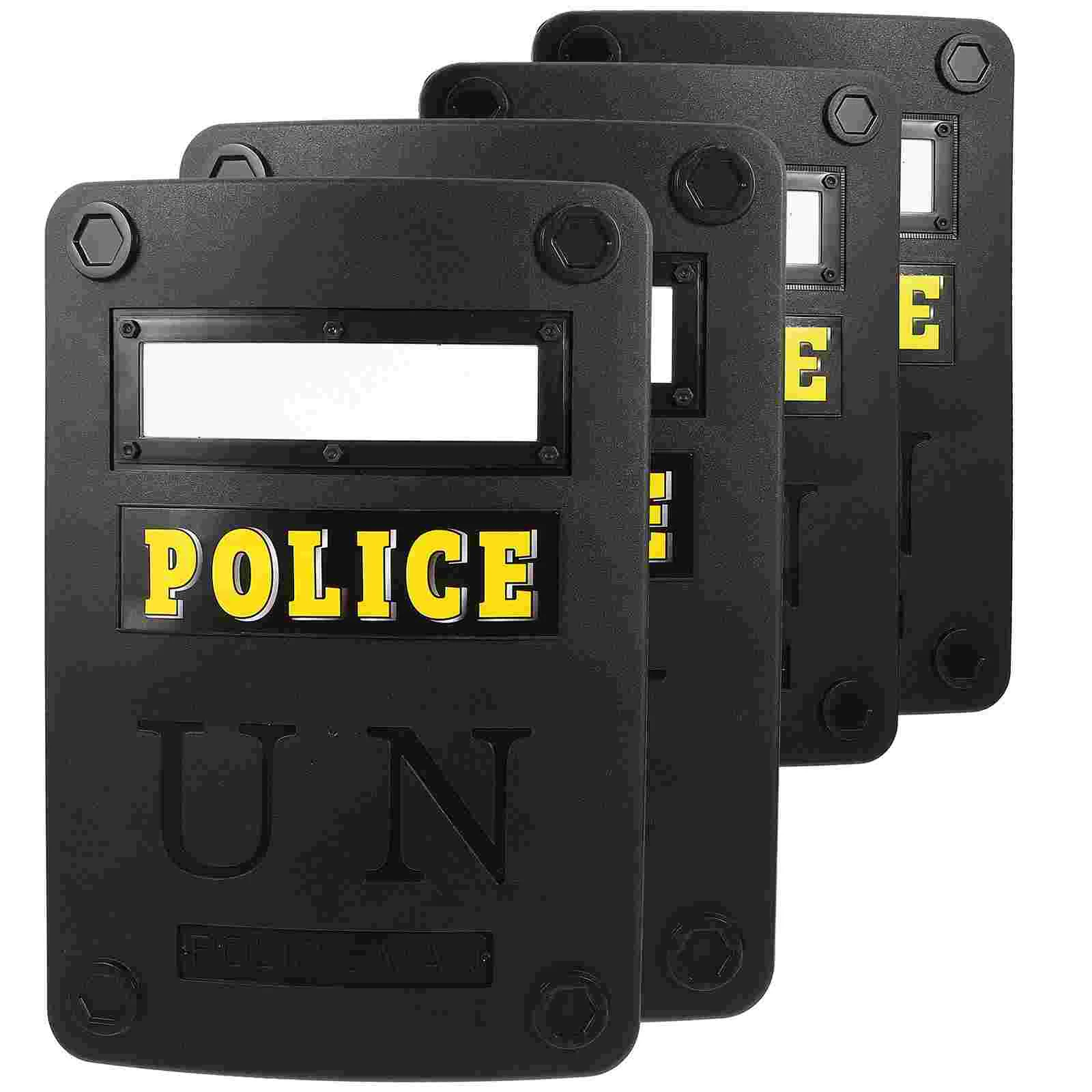 

4 Pcs Costume for Kids Children's Shield Policeman Cosplay Toys Set Accessories Knight Stage Performance Toddler