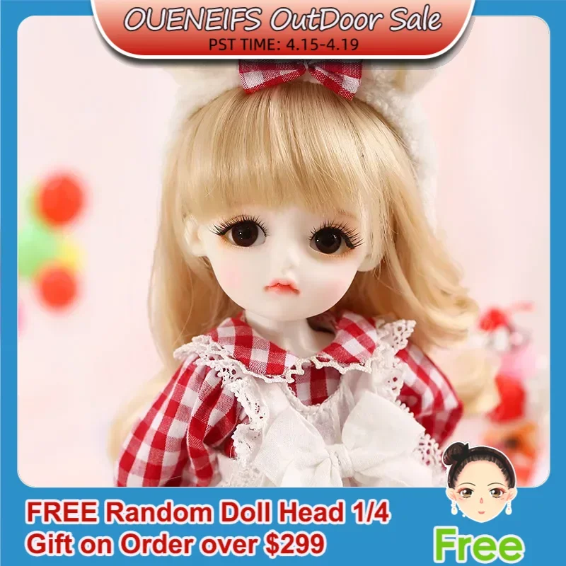 

OUENEIFS SD BJD Dolls LCC Angelic Melissa 1/6 Body Resin Figures Luts AI YoSD Kit Toys Baby Fairyland Gift