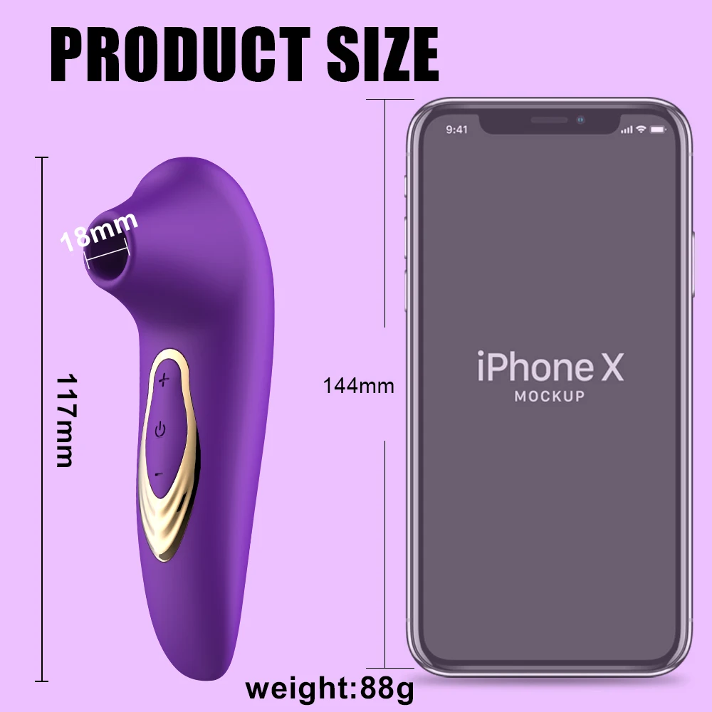 Clitoral Sucking Vibrator Clitoral Nipple Oral Vacuum Stimulating Massager for Female Masturbation Sex Toy