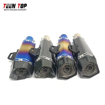 Universal Exhaust Motorcycle Steel Yoshimural Muffler Escape Moto With Db Killer For Z1000 Z400 Tmax500 R1 R3 R25 K6 K7