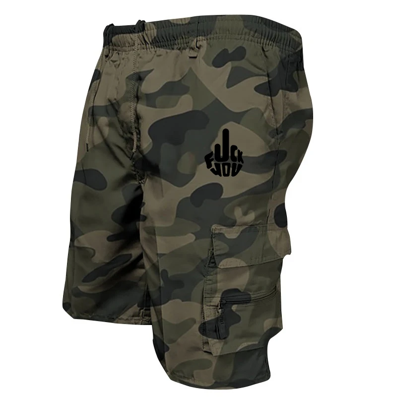 Mens Cargo Shorts New Side Multi-pockets Men Loose Work Shorts Casual Short Pants Male Plus Size Summer Outdoor Shorts 5
