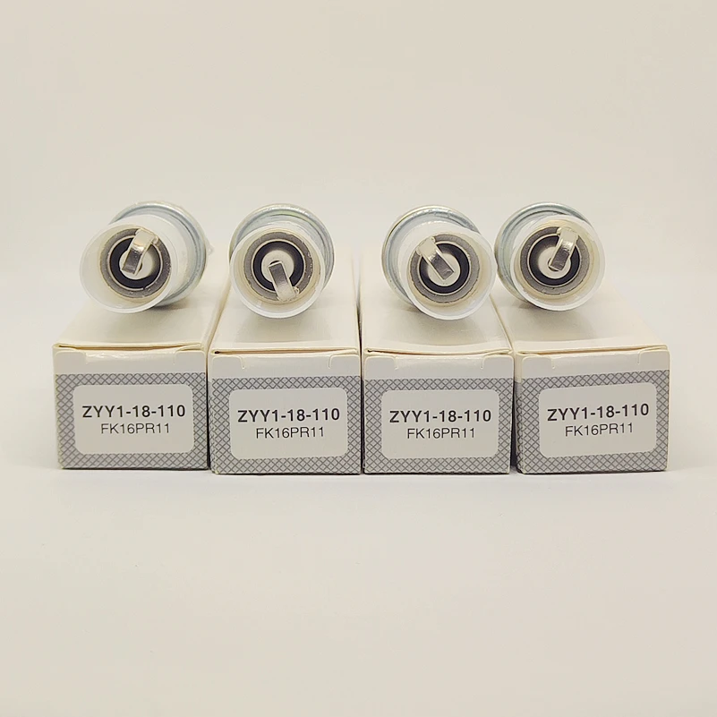 4x Dual Iridium Spark Plug ZYY1-18-110 Fit For Mazda 2 1.3L DE,DH