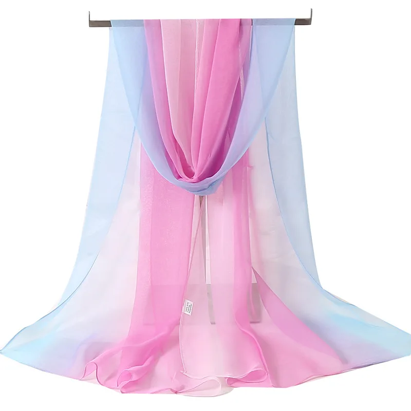 Рисунок 4 - Однотонная градиентная шифоновая бандана