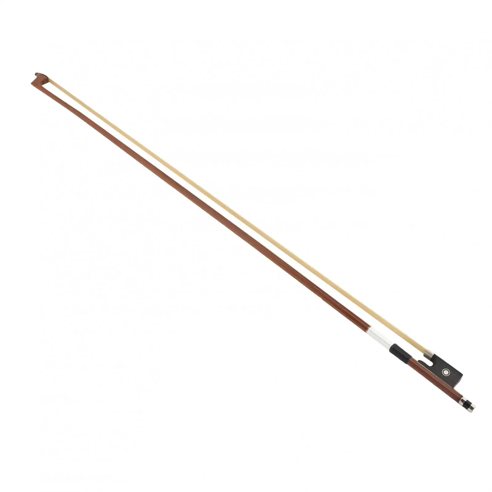 Brazilwood White Horsehair Ebony Frog Violin Bow Fiddle Bow Violin Accessories 1/4 4/4 4 Styles for Optional