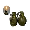 Personalized grenade model lighter metal butane gas grinding wheel open flame lighter cigarette accessories texture small gift 6